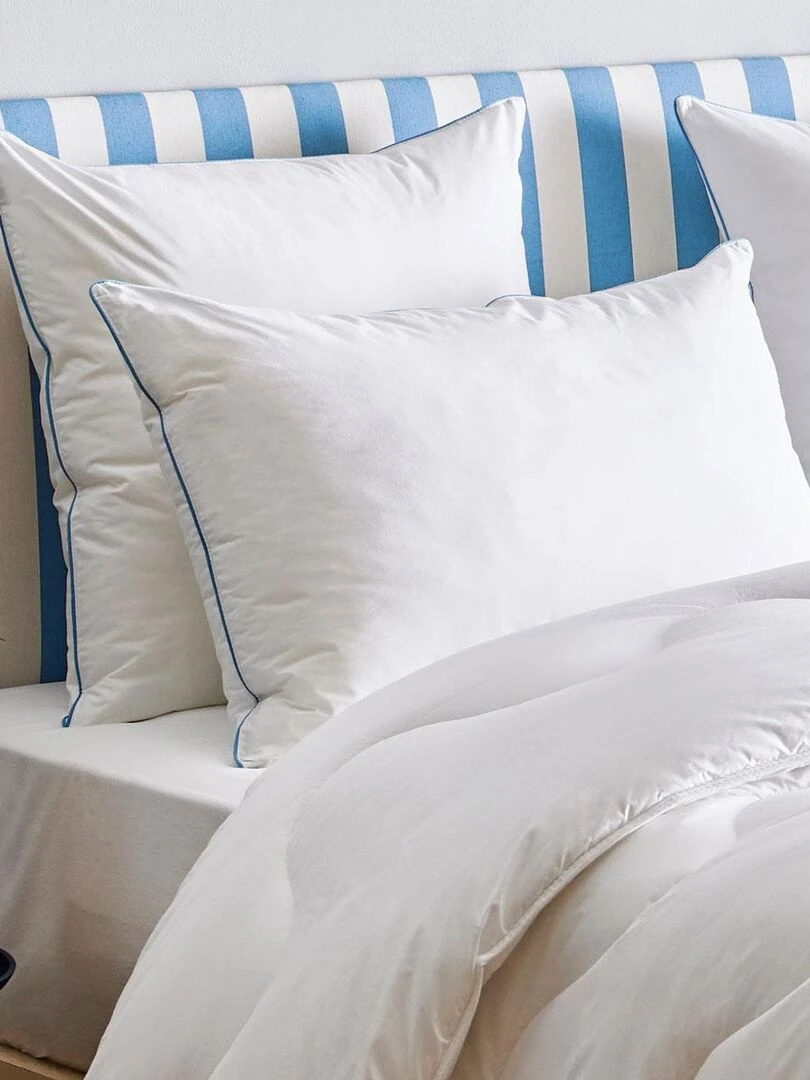 DUNLOPILLO Oreiller Recycl'Duv 30% Duvet Medium Blanc