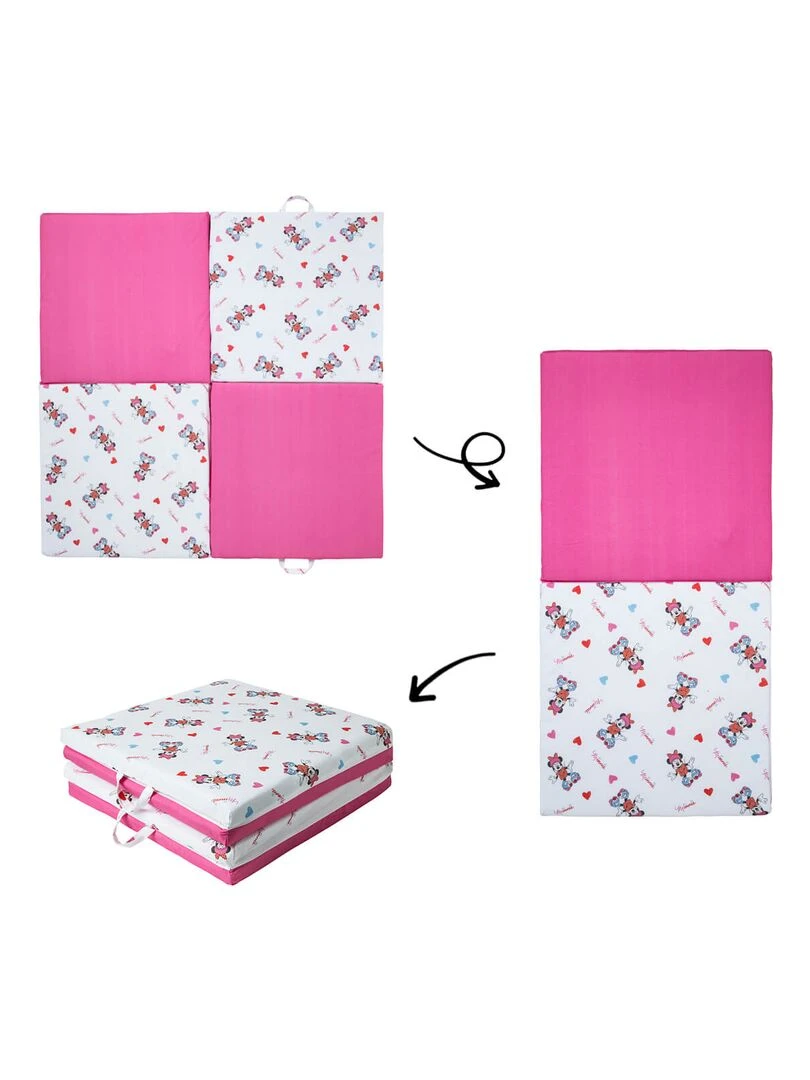 Tapis câlin 3 en 1 Minnie Sport 24kg Rose