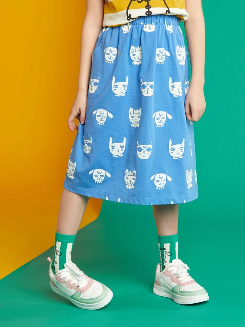 Jupe patineuse X Little Bad Wolf   Bleu