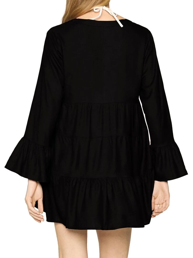 Tunique estivale chemisier Lola Noir