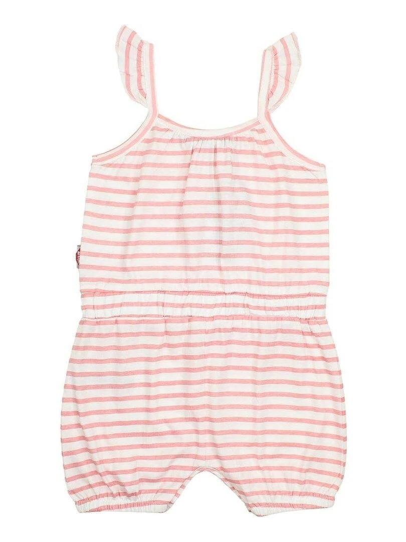 Lee Cooper Combishort bébé fille imprimé Lee Cooper en coton Rose