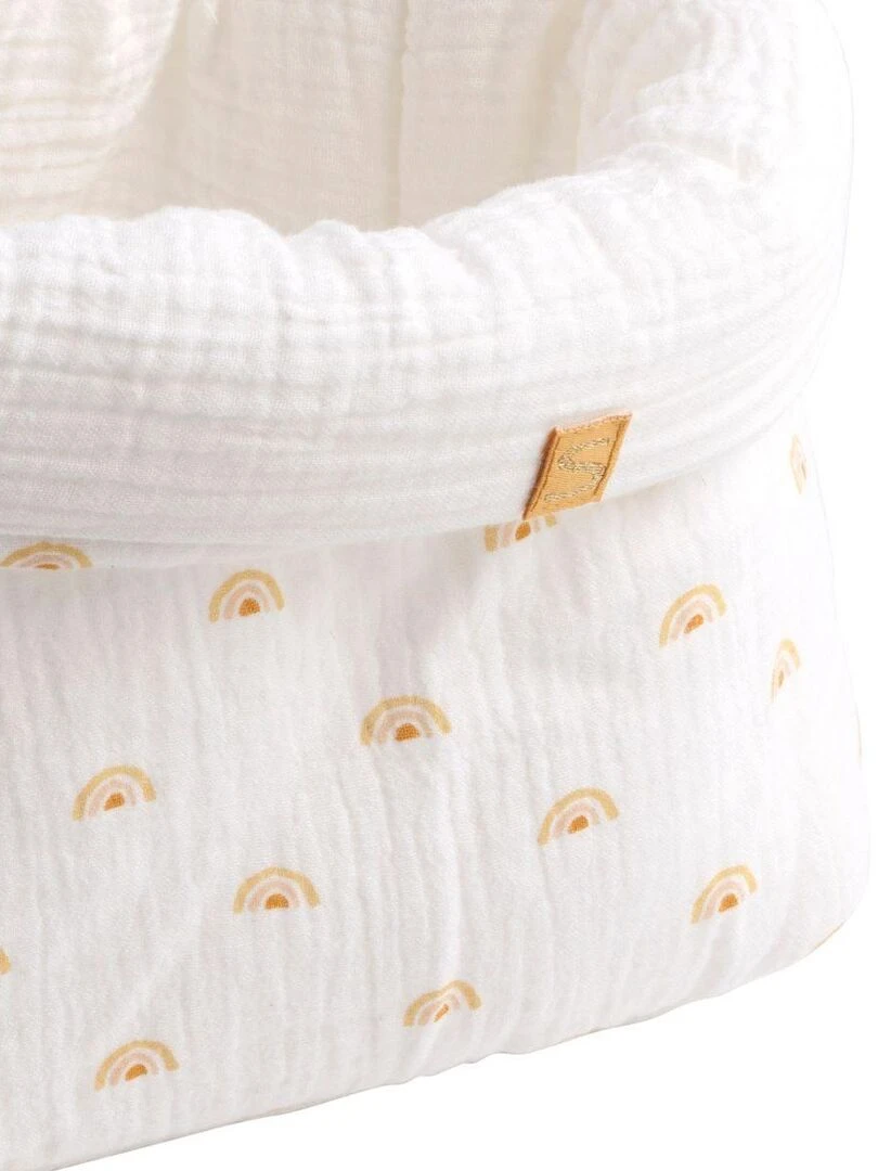 Panières de rangement lot de 2 en coton   SAUTHON   Orange