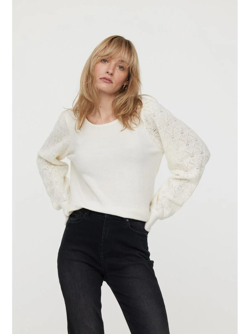 Lee Cooper Pull manches longues polyester regular CATI Beige