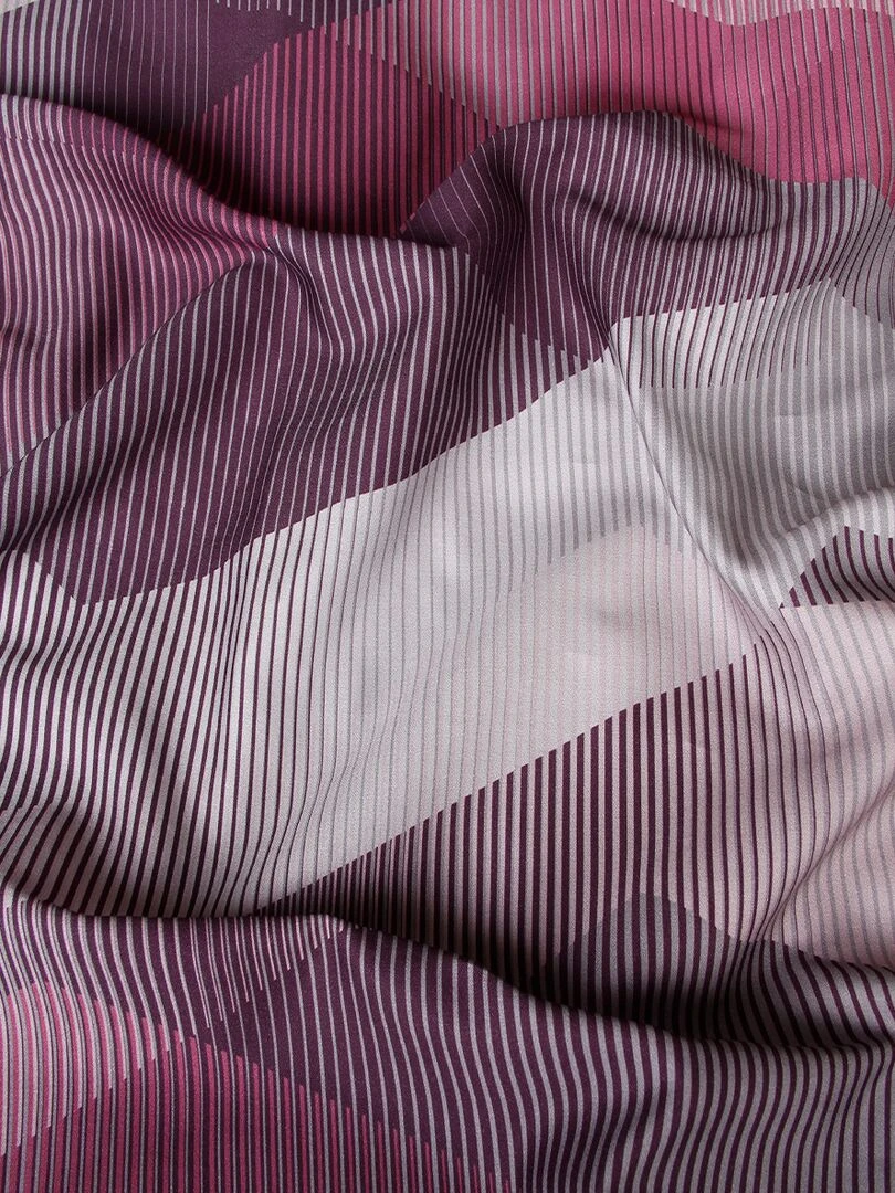 Lot de 2 Taies d'oreiller 50x70 cm satin de coton   Mauve