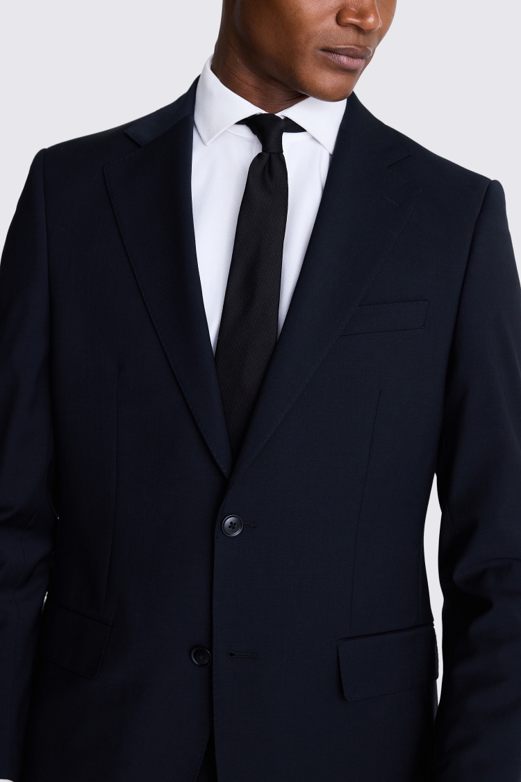 Tailored Fit Black Performance Jacket   Buy Online at Moss