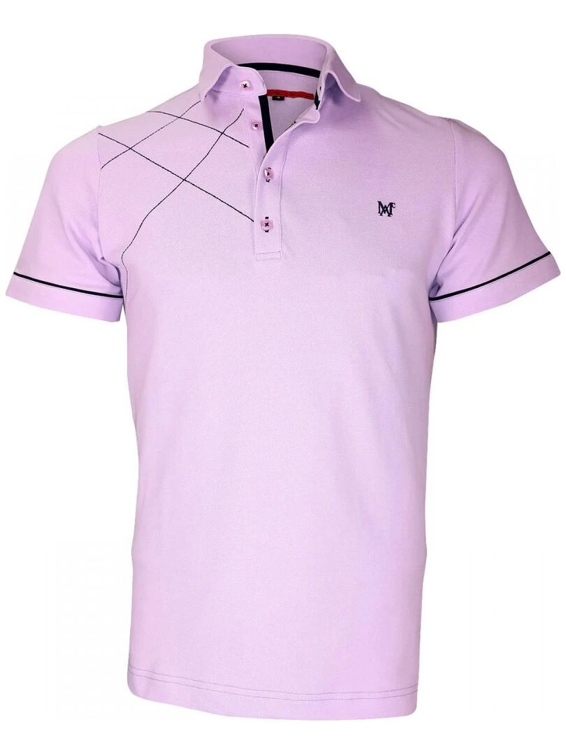 Polo brodé PLYMOUTH Parme