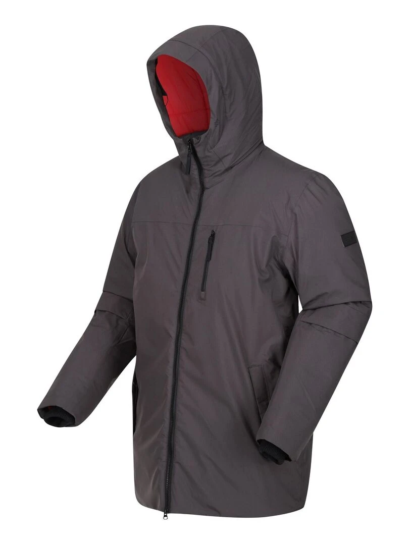 Regatta   Parka YEWBANK   Gris Rouge