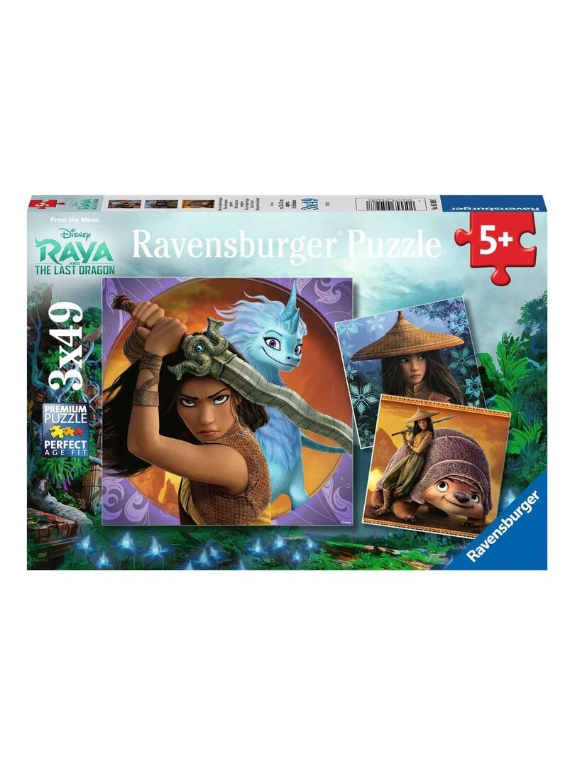 Puzzles 3x49 P   Raya  La Courageuse Guerrière / Disney Raya Et Le Dernier Dragon   N/A