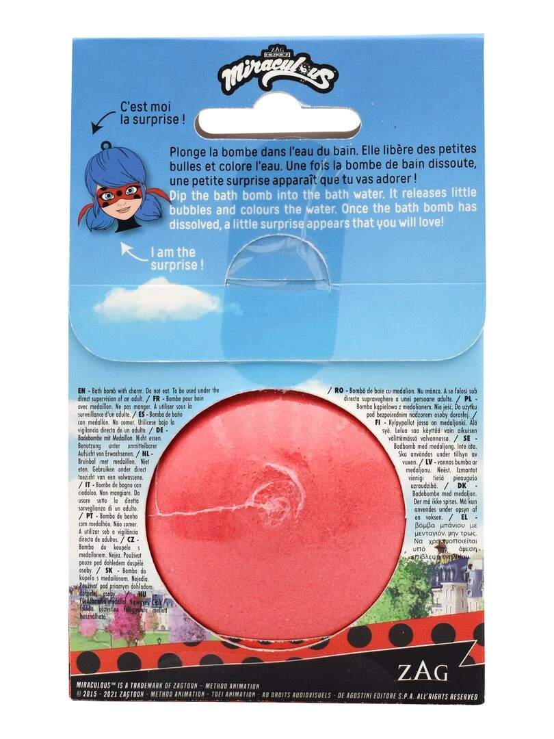 Miraculous Boule de Bain Avec Surprise à L'intérieur 150g N/A