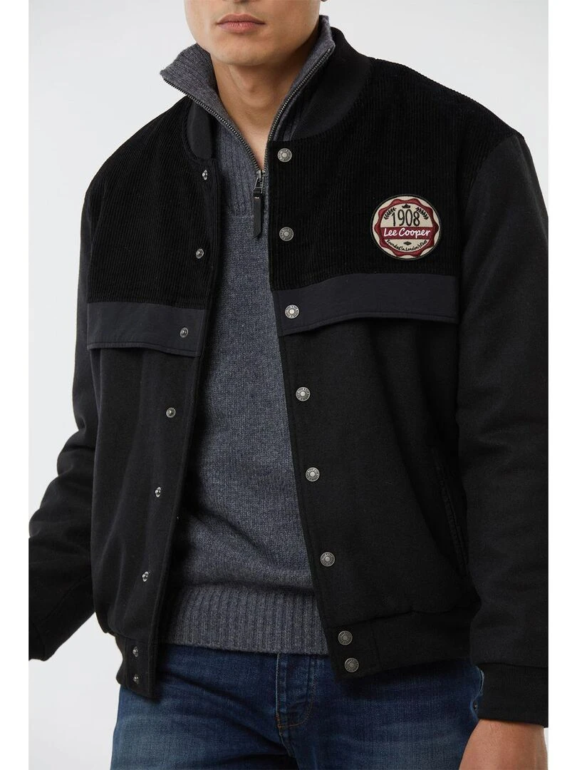 Lee Cooper   Veste manches longues polyester  FRELON   Noir