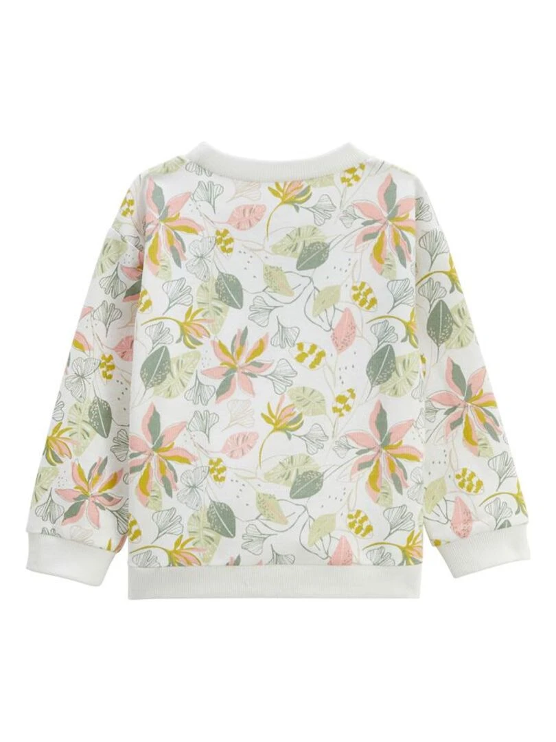 Sweat shirt enfant Pivoina Ecru