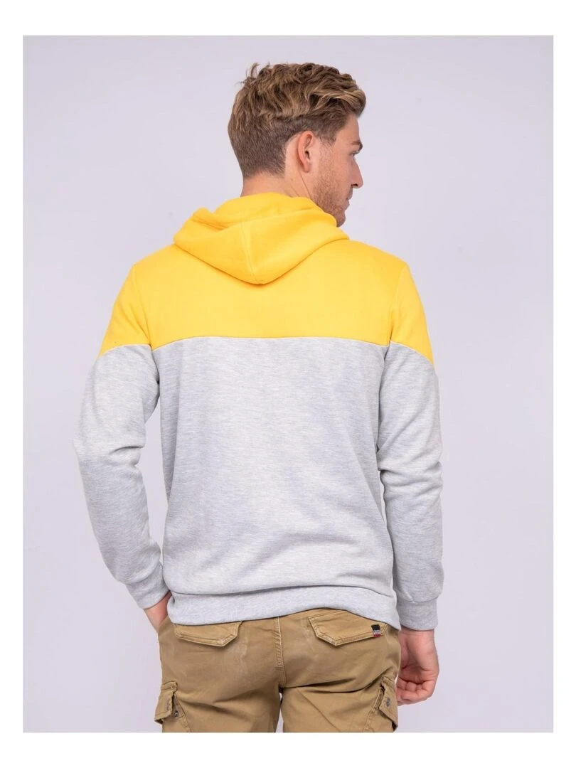 Sweat zippé capuche WICK Jaune