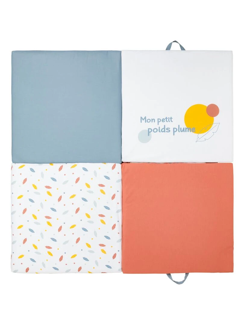 Tapis câlin 3 en 1 24kg/m3 Plumes Multicolore
