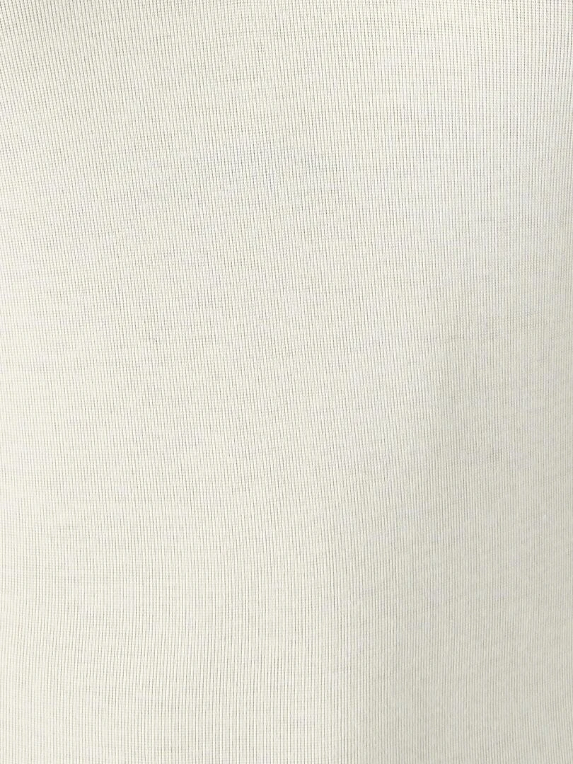 T shirt dentelle manches longues Thermolactyl Sensitive   Damart   Blanc Ecru Blanc