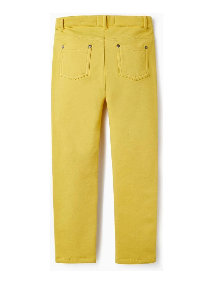 Jeggings en coton brossé pour fille 'Skinny Fit' NORTHERN CALLING Jaune clair