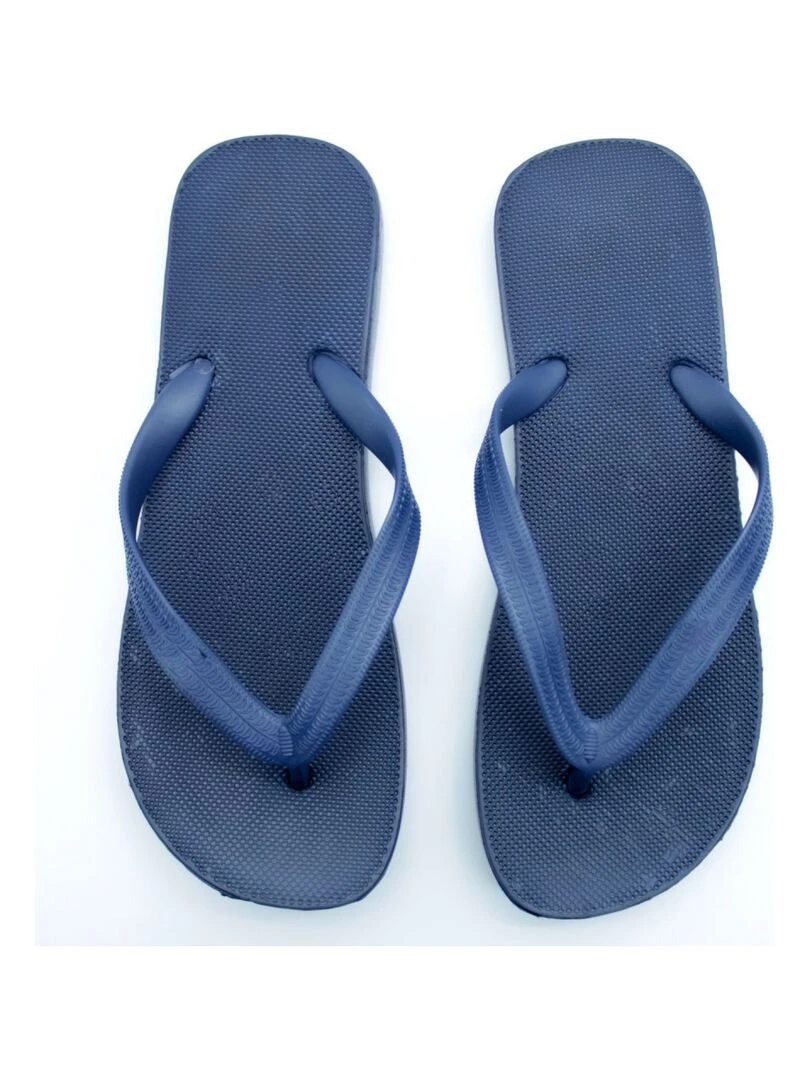 Tongs basic Kebello   Bleu marine