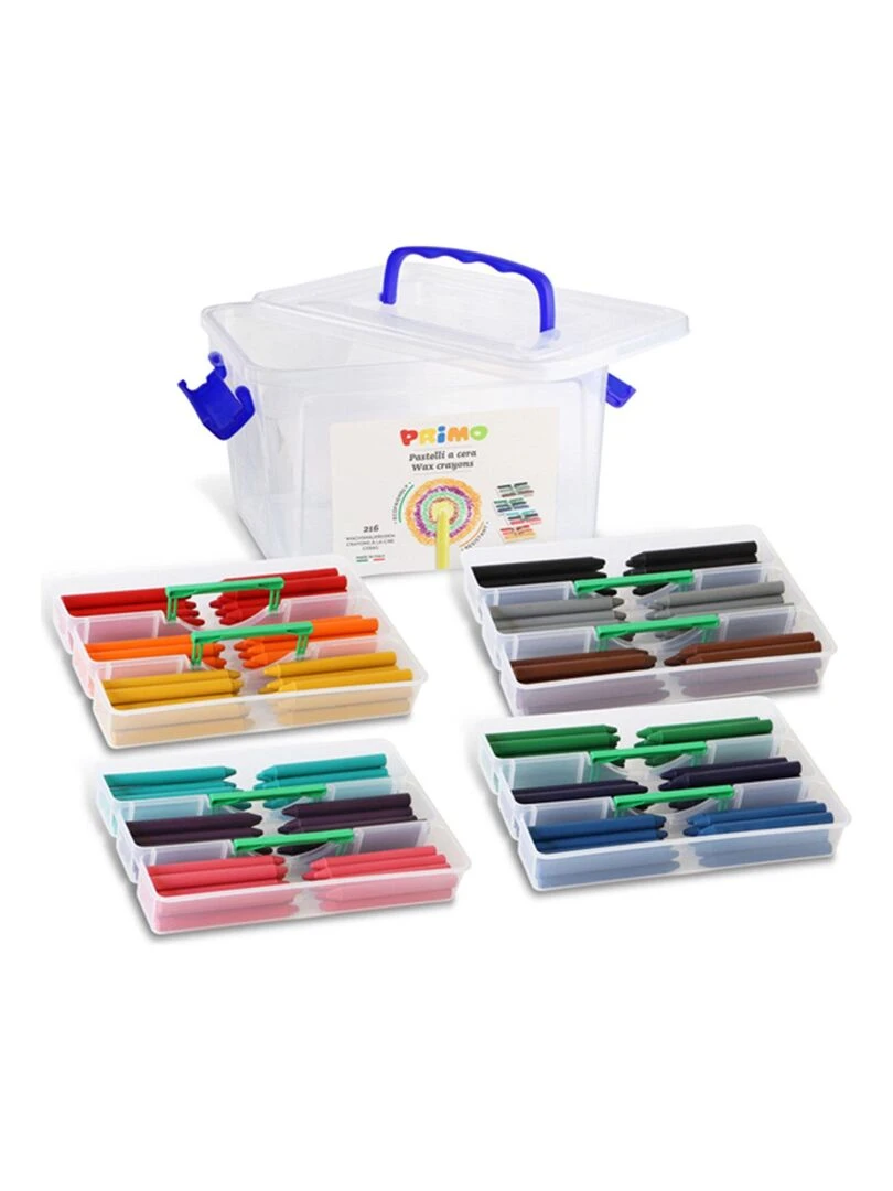 Boîte 216 crayons à la cire   N/A