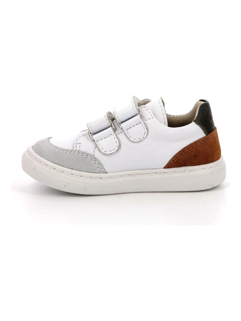 Sneakers basses Cuir Sneakratch   Blanc