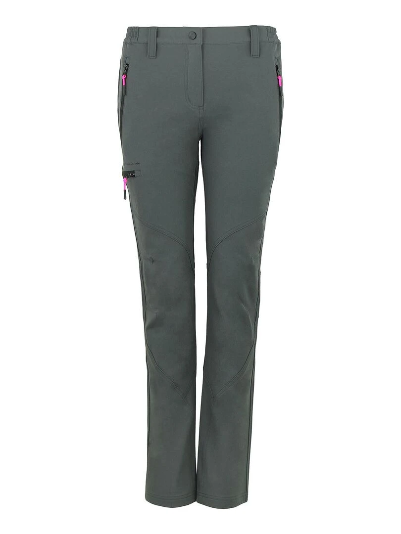 Pantalon de randonnée femme ABOR PEAK MOUNTAIN Gris