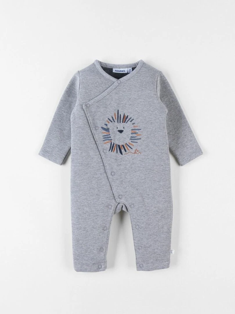 Combinaison lion  chiné   Noukie's   Gris