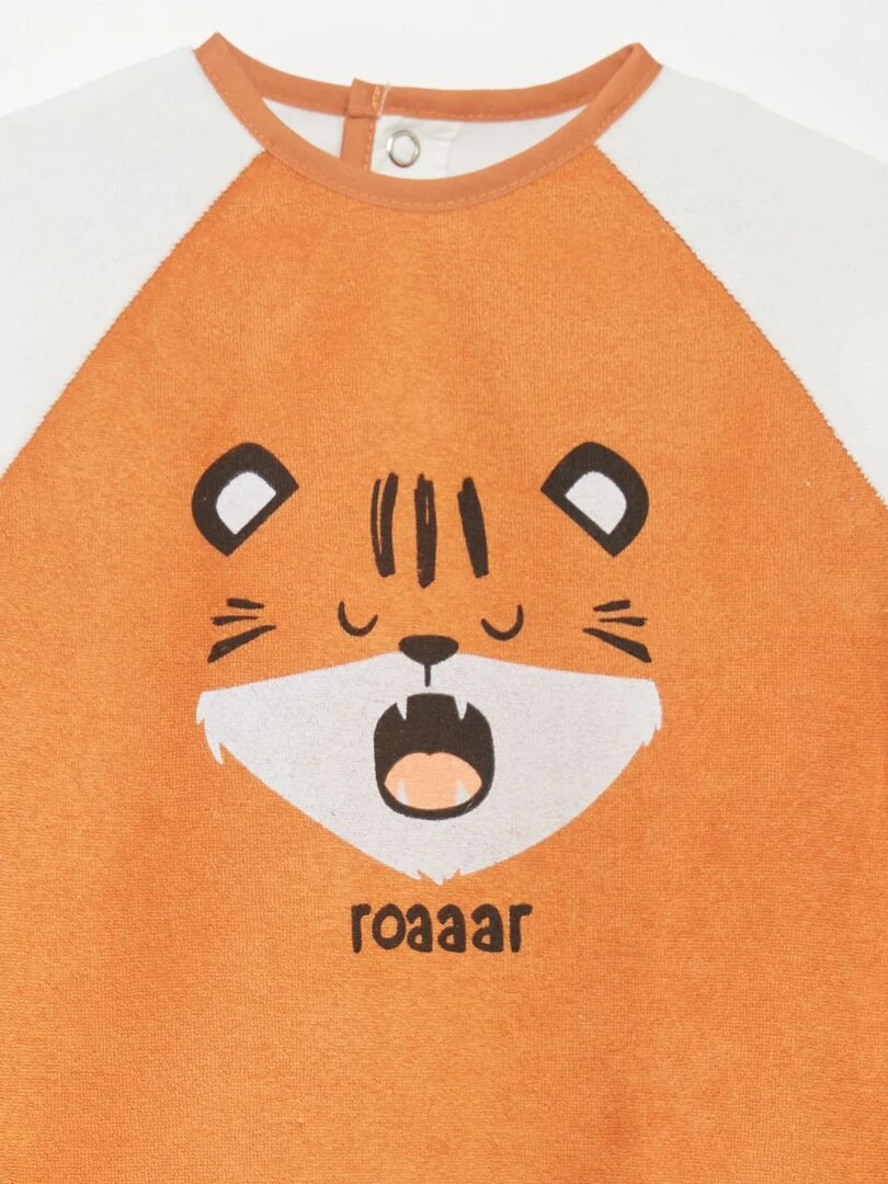 Bavoir tablier éponge Orange