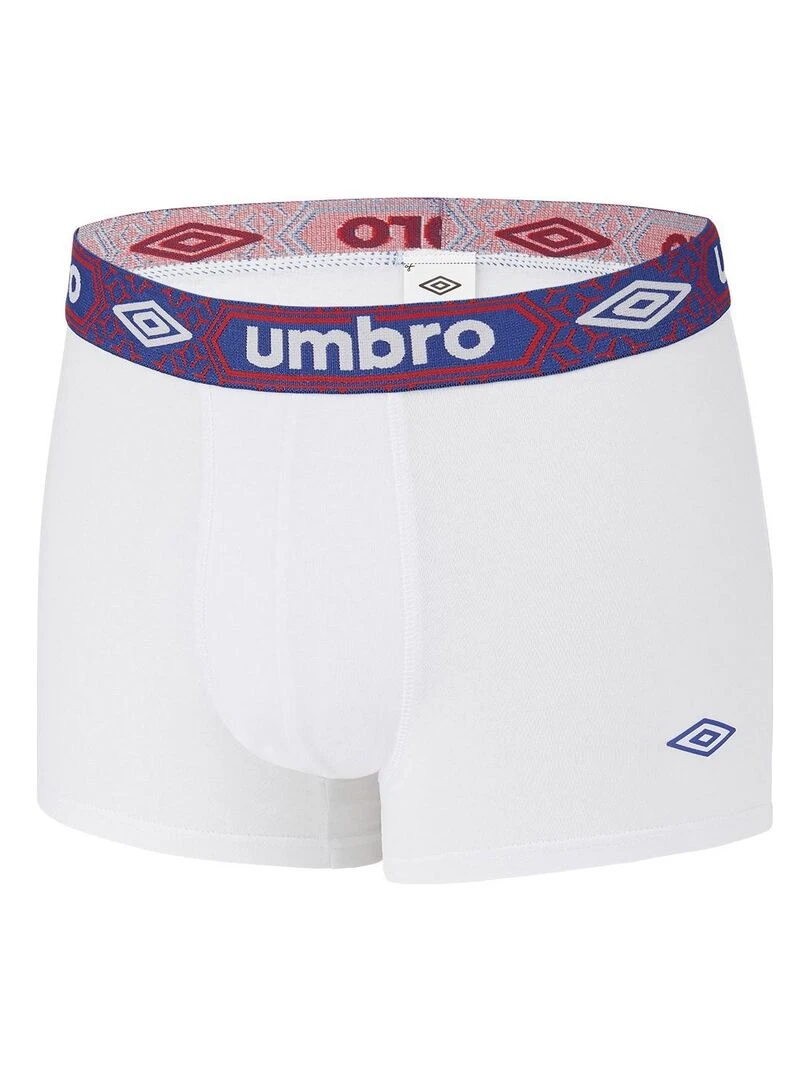Lot de 4 Boxers coton homme uni ceinture Umbro   Noir