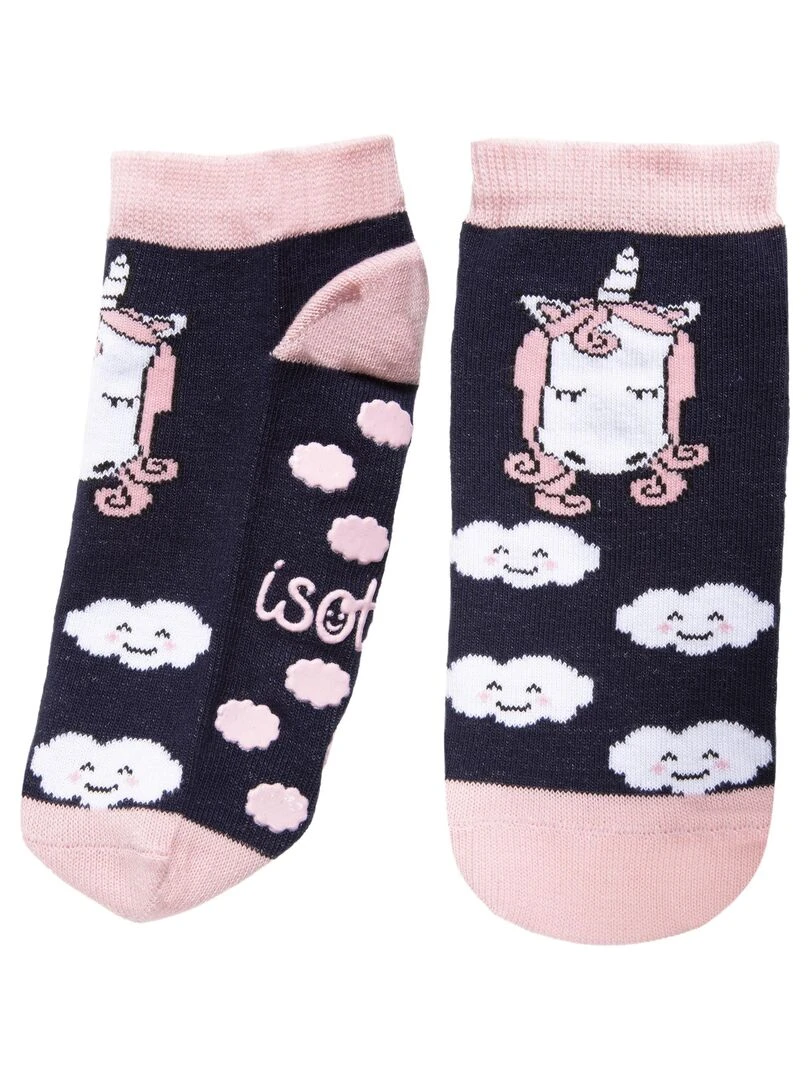 Chaussettes Basses Enfant Marine Licorne Bleu marine