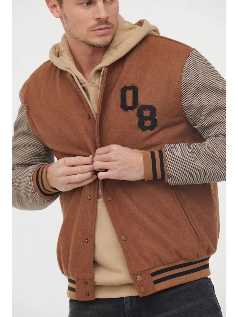 Lee Cooper   Veste manches longues polyester loose FELIO   Marron