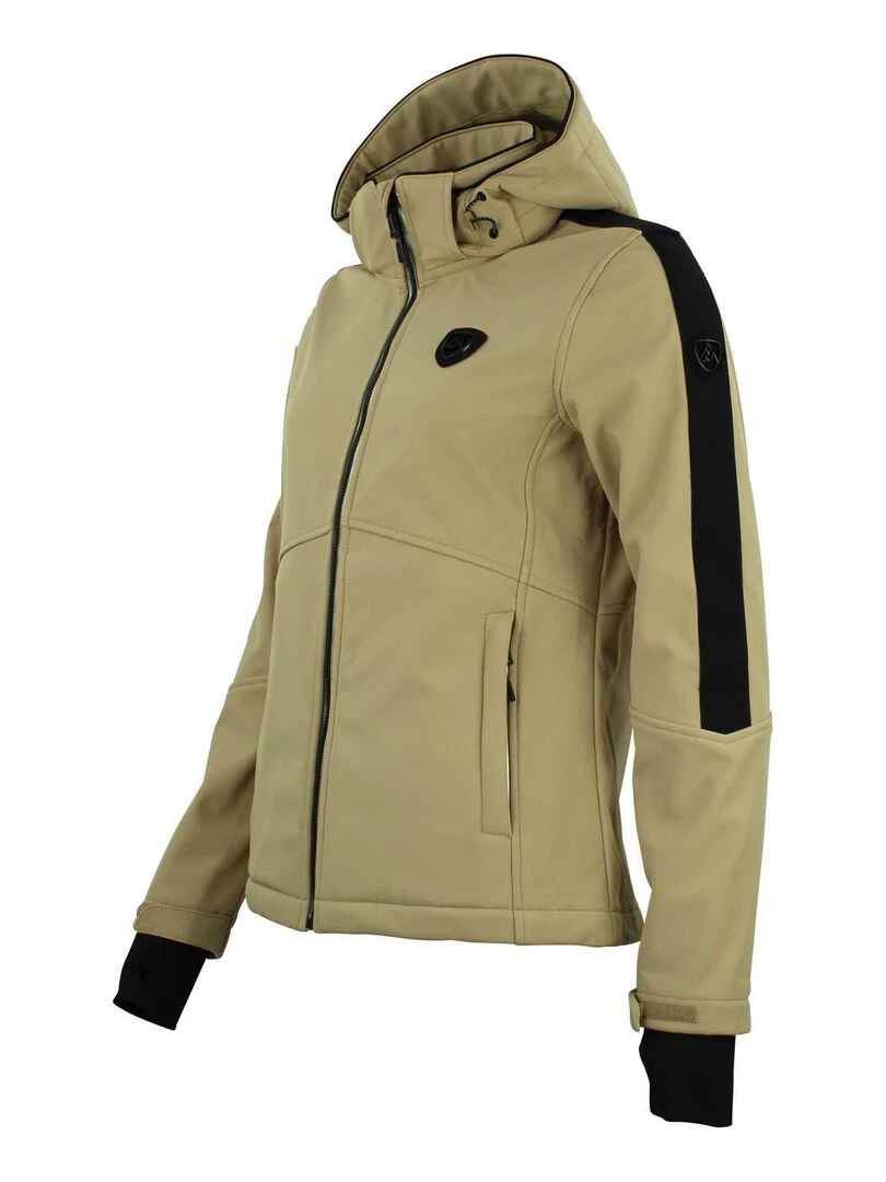Blouson softshell ARGAN   PEAK MOUNTAIN   Doré/or