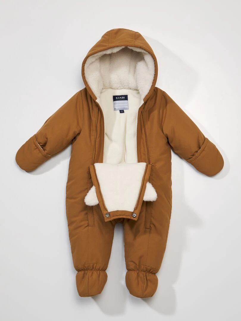 Combipilote à capuche   Marron