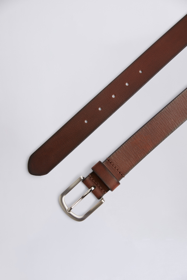 Casual Brown Leather Belt Buy Online at Moss