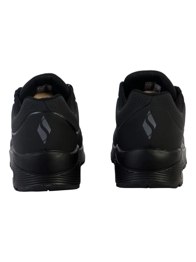 Basket à Lacets Skechers Stand On Air Homme   Noir