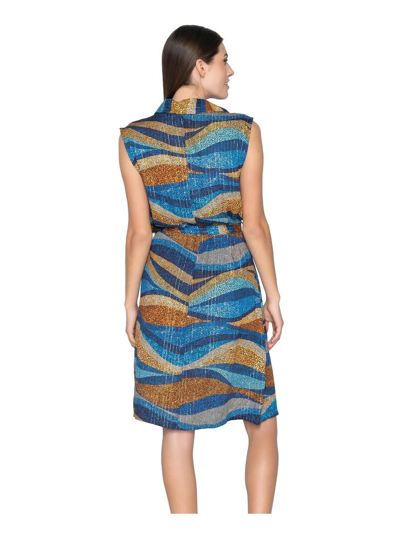 Robe estivale sans manches Liberty Multicolore