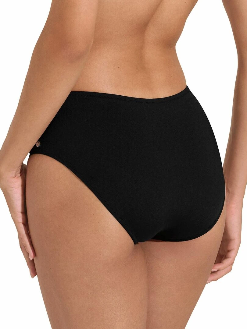 Bas maillot slip de bain shapewear taille haute Union Island Noir