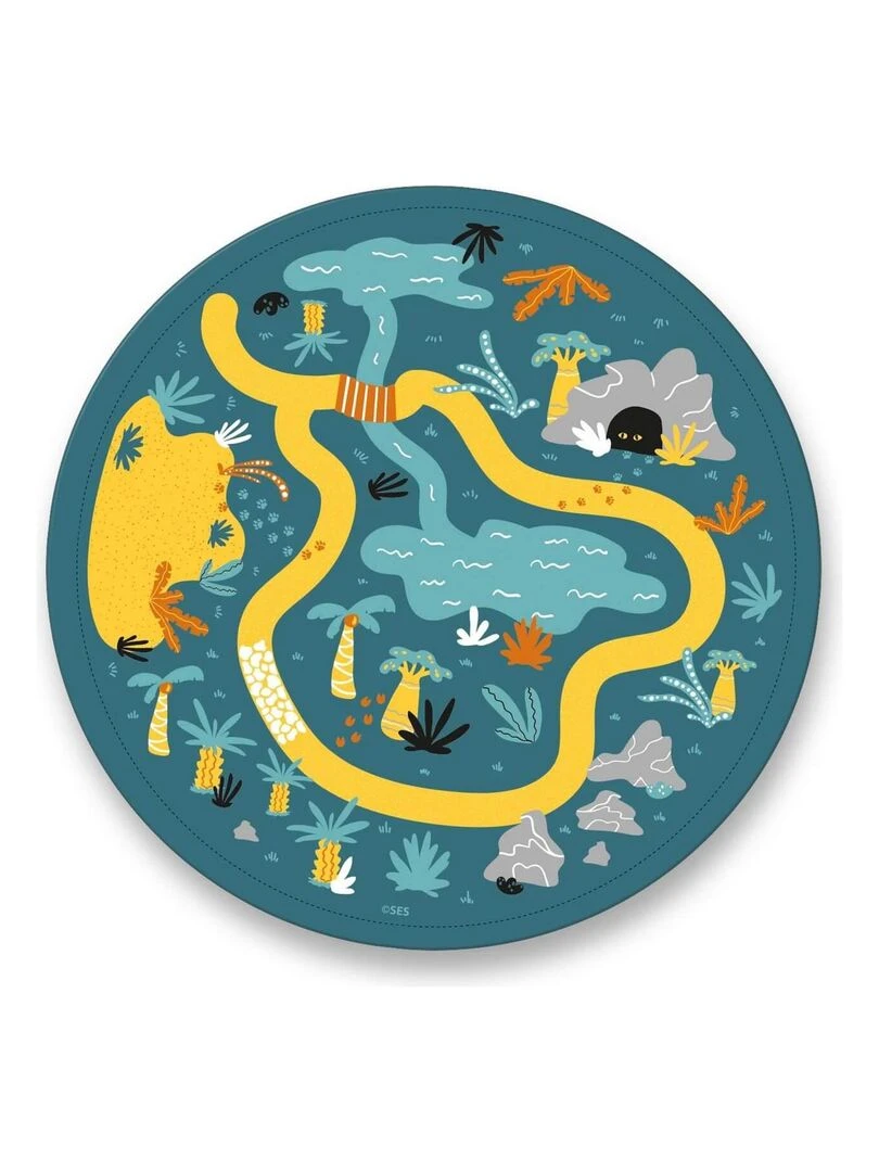 Tapis de jeux safari et sac de rangement   N/A