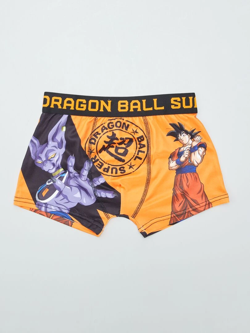 Lot de 3 boxers fantaisie 'Dragon Ball Z'   Orange/bleu/blanc