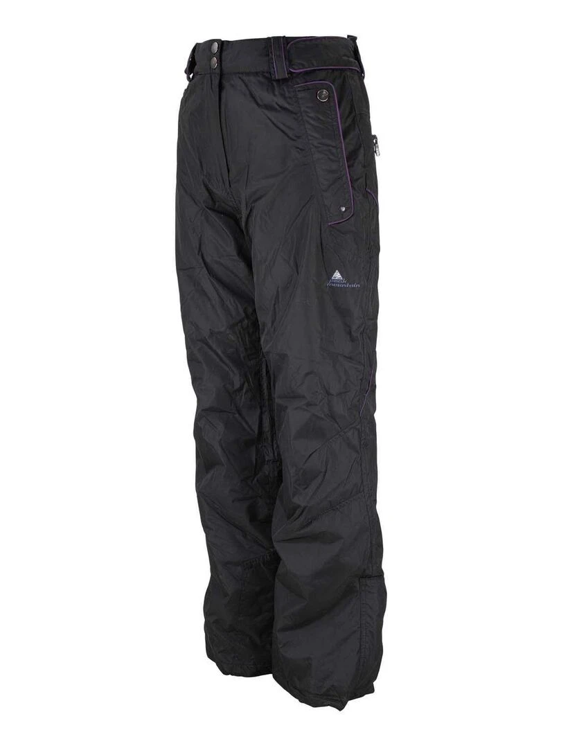 Pantalon de ski fille GACIO   PEAK MOUNTAIN   Noir Noir