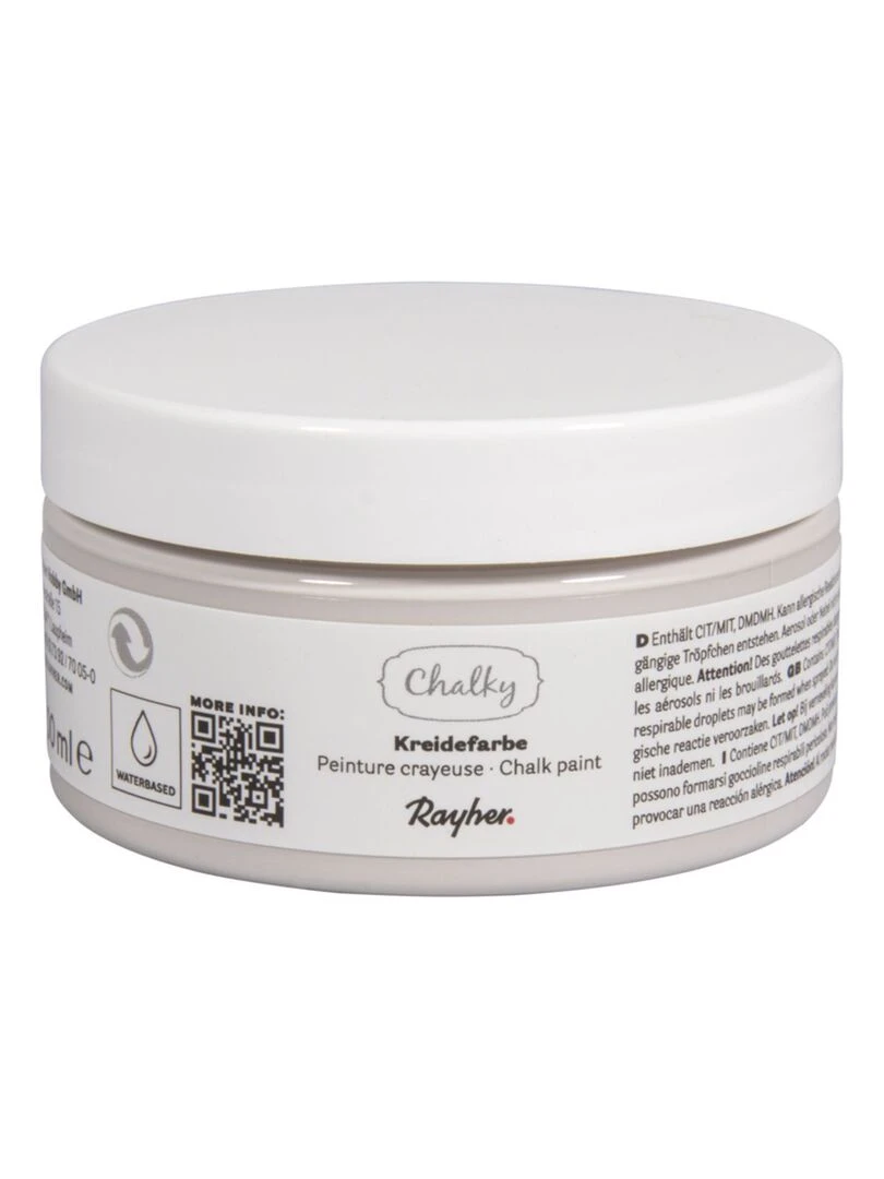 Peinture Craie Gris Clair Chalky Finish 100 ml N/A