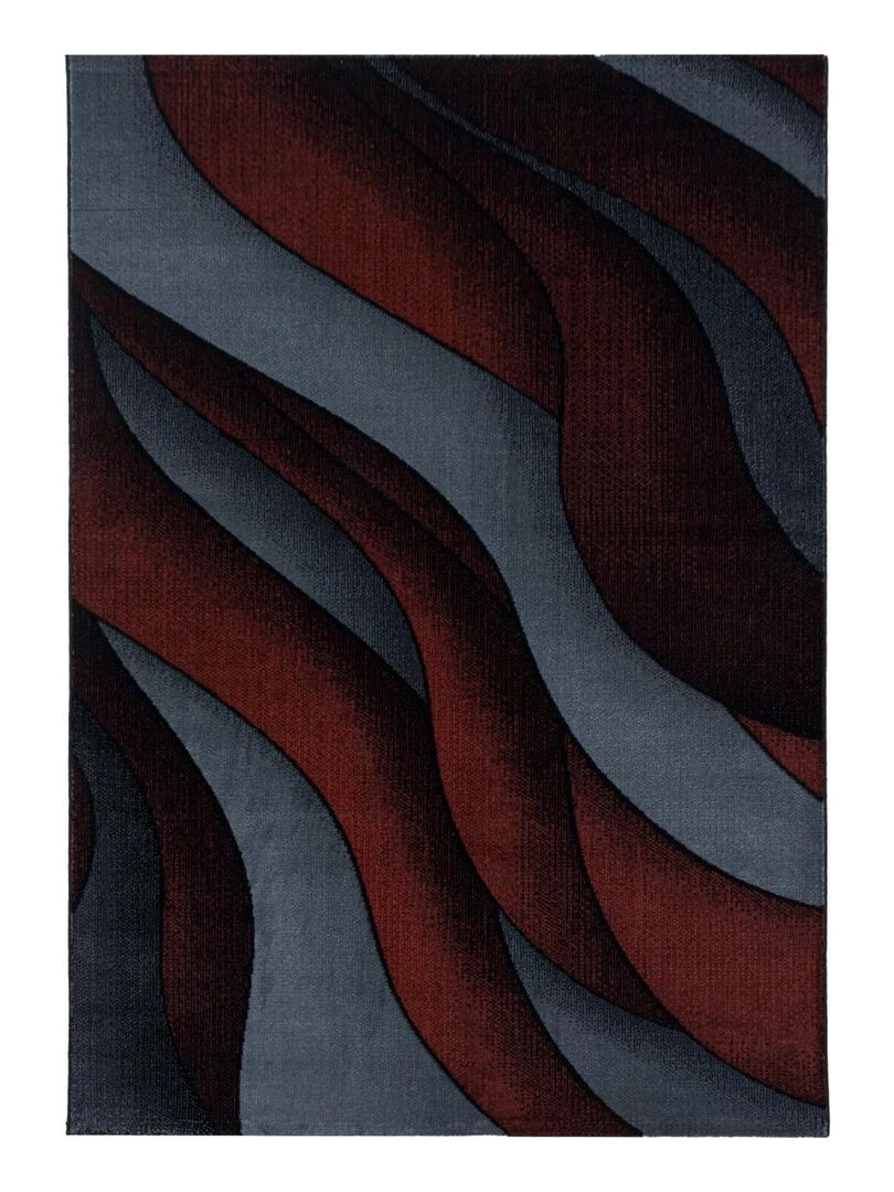 Tapis salon LISIVE OEKO TEX® Rouge