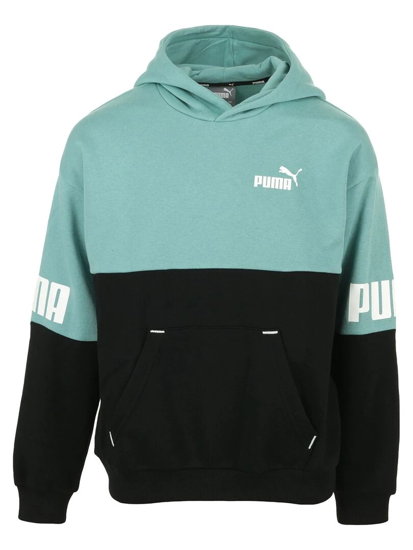Sweat Power Hoodie Kids Bleu clair
