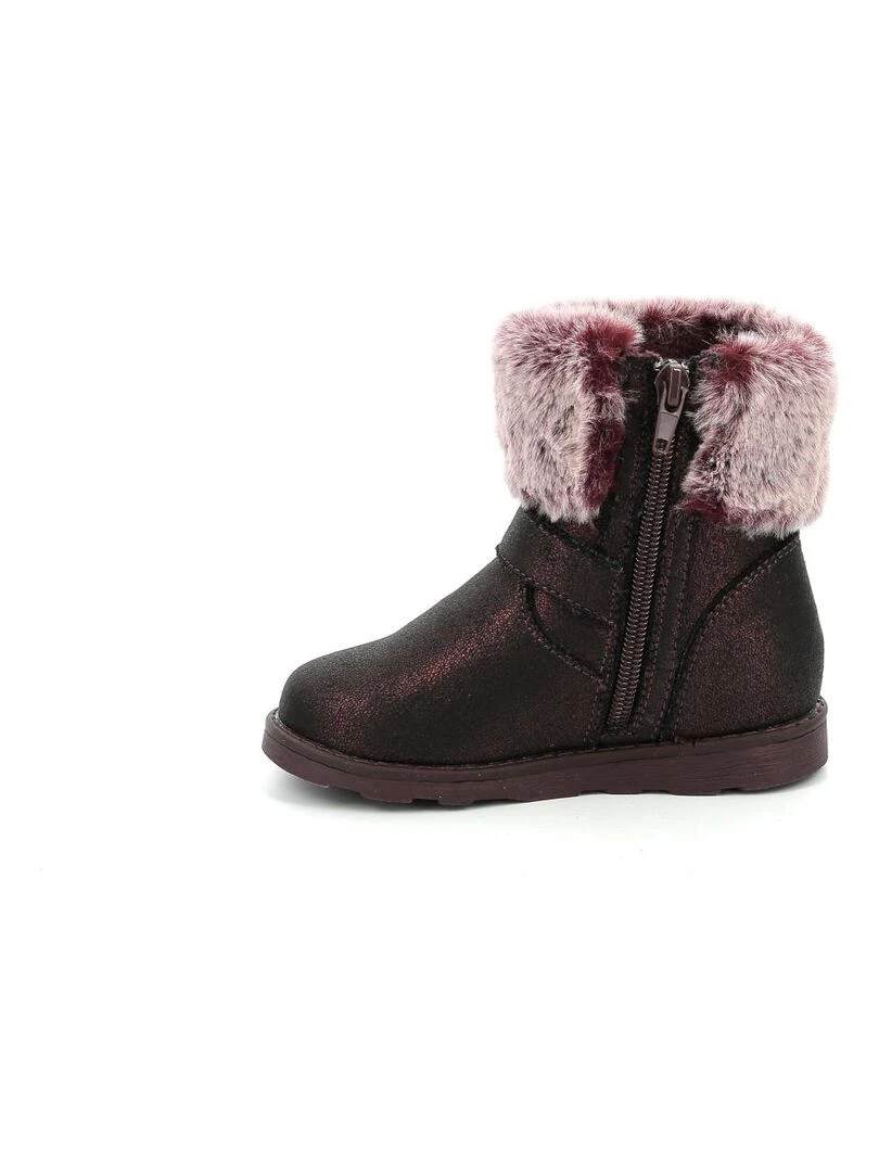 Boots Synthetique Aldizia   Bordeaux