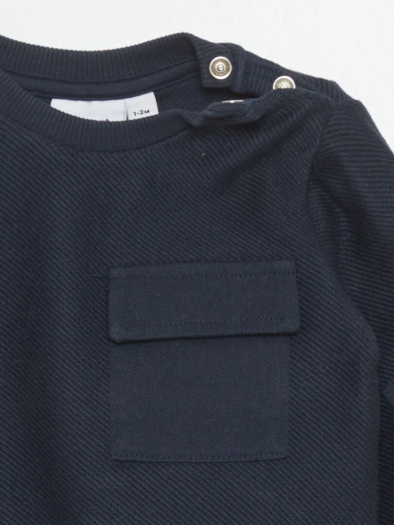 Pull ajouré à manches ballons   Ecru