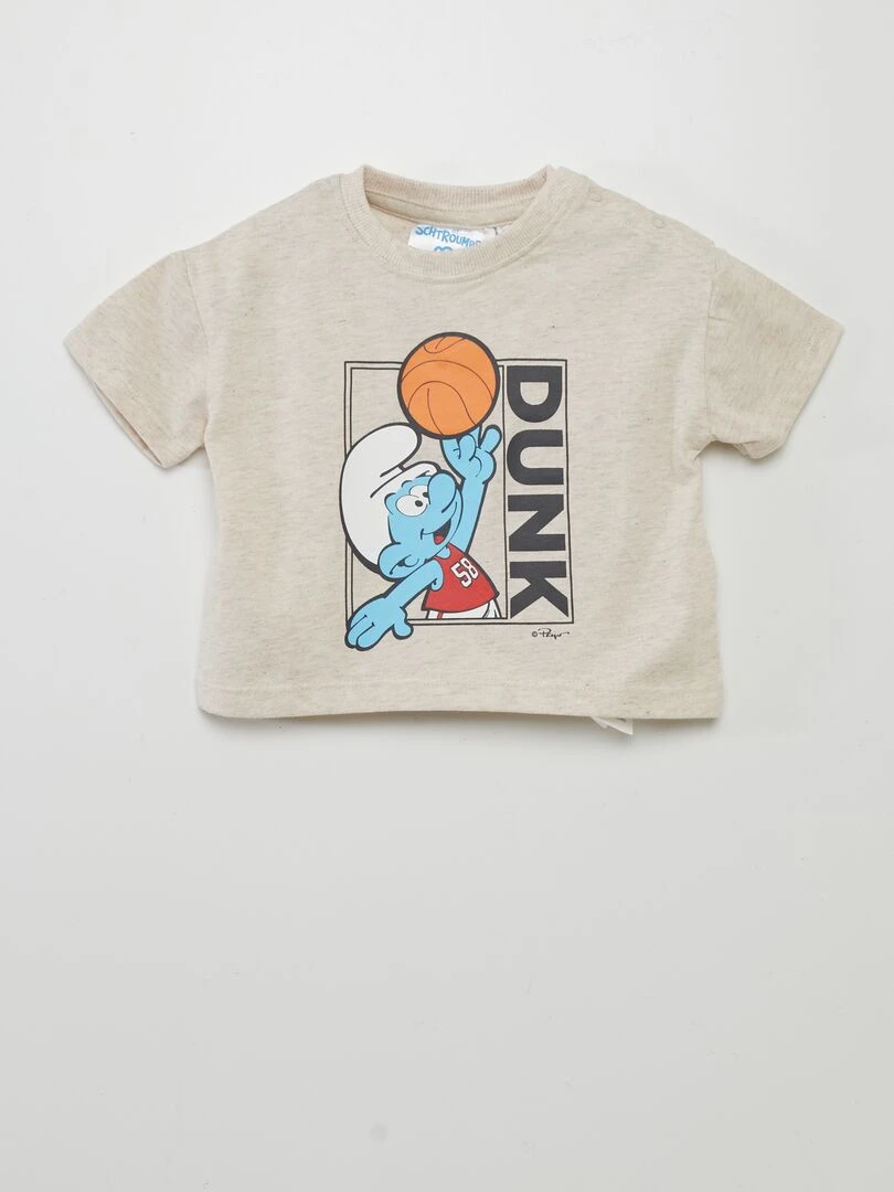 Ensemble t shirt + short 'Les Schtroumpfs'   2 pièces   Rouge