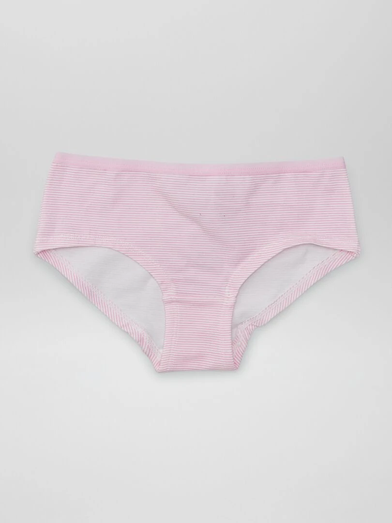 Lot de shorties Rose/beige/bleu