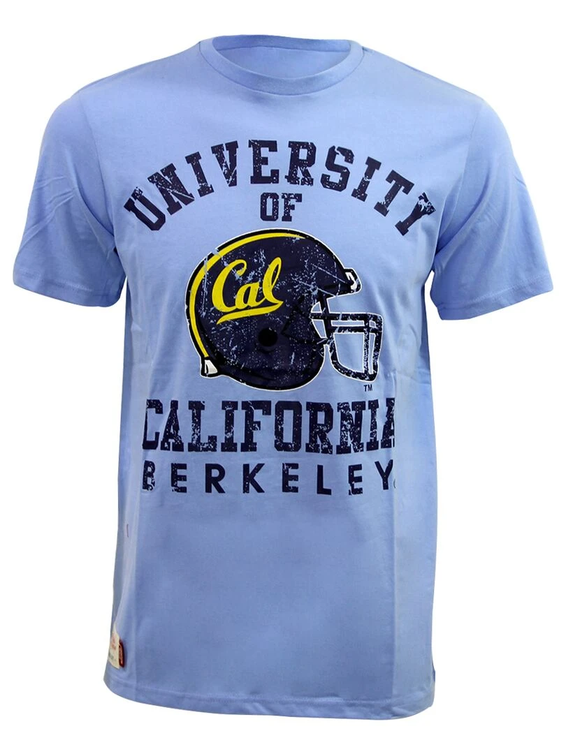 T shirt coton 'American Freshman' 'Zach' Bleu