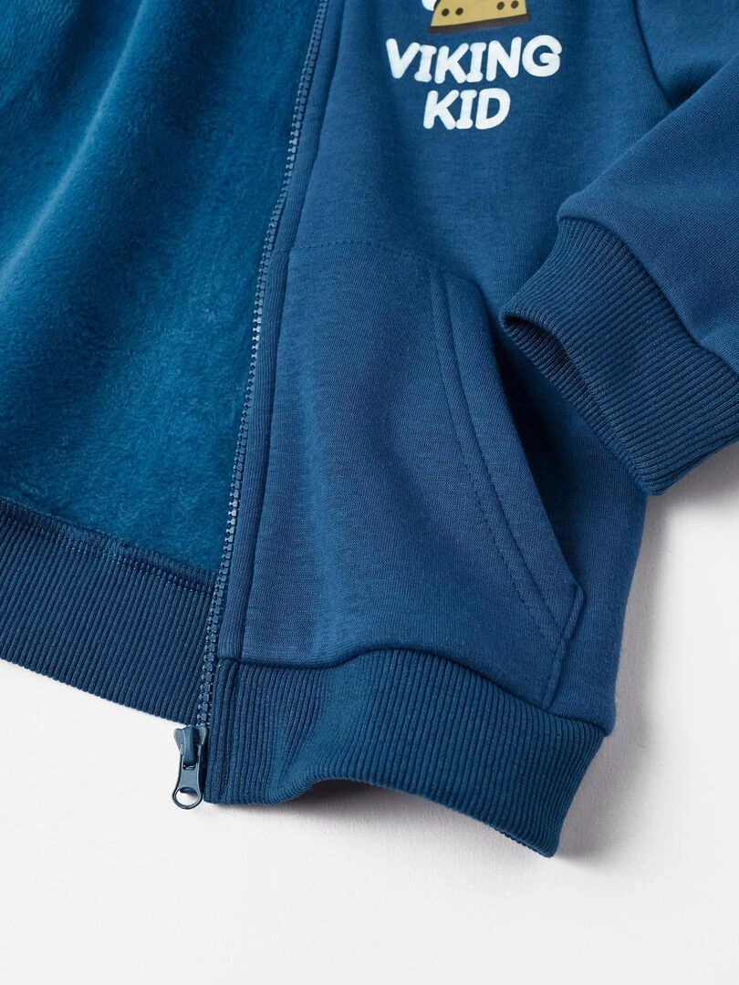 Manteau Matelassé avec Capuche pour Bébé Garçon 'Viking Kid'   NORTHERN CALLING   Bleu