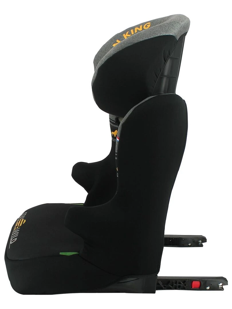 Nania – Siège auto isofix START I FIX 106 140 cm R129 i Size – Fabrication Française   Le Roi Lion   Noir Rouge