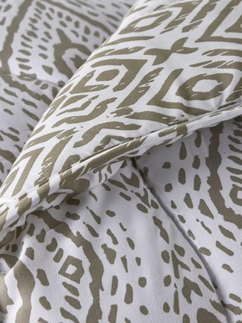 Couette imprimée 220x240 cm Today 1.3 motifs taupe Beige