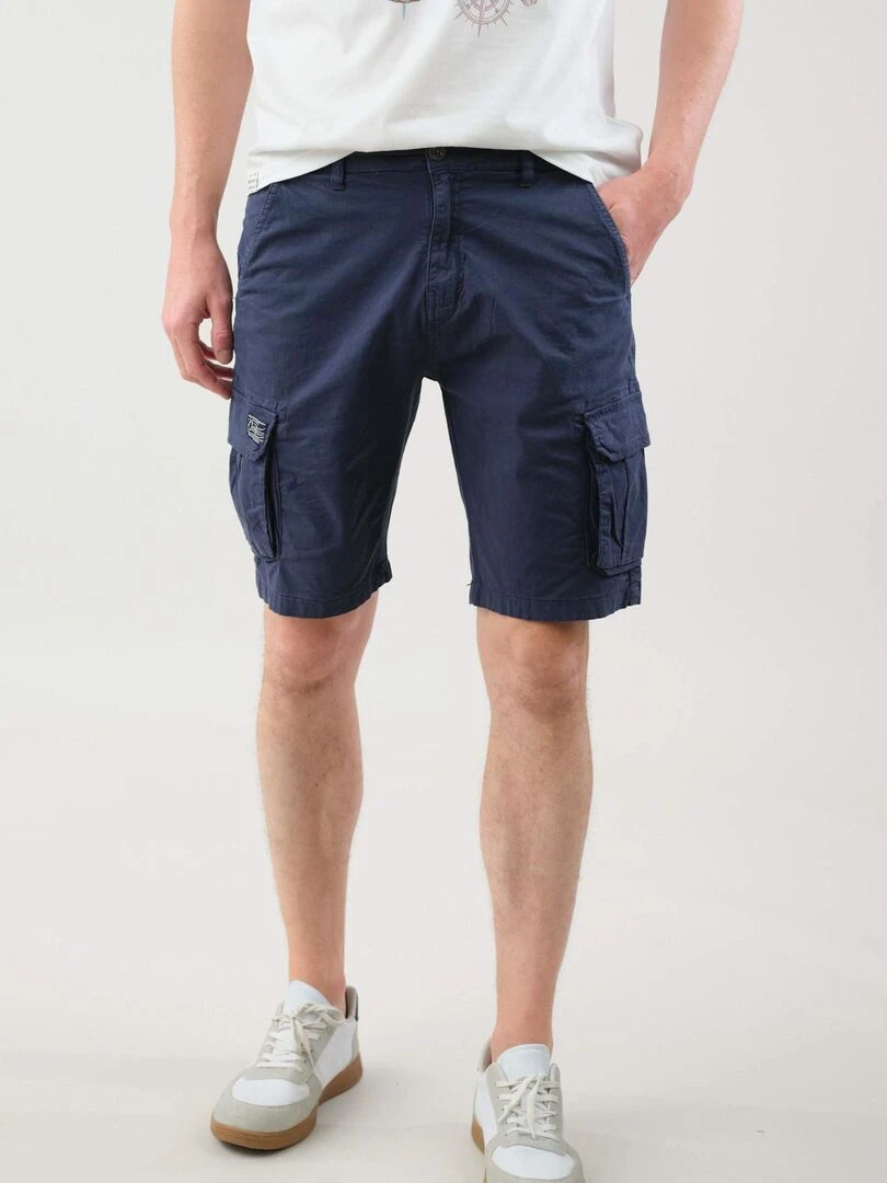Bermuda casual pour homme 'Deeluxe' Bleu nuit