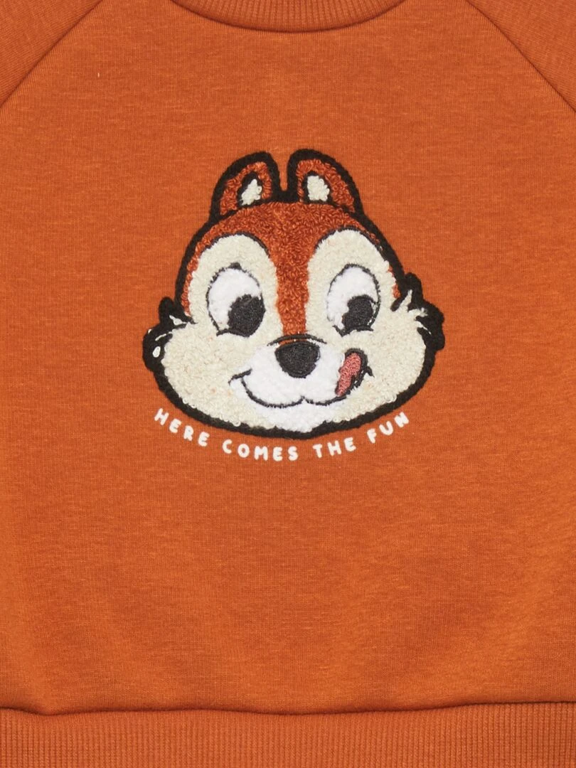 Sweat en molleton 'Disney' Marron